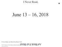 Tablet Screenshot of ineverread.com